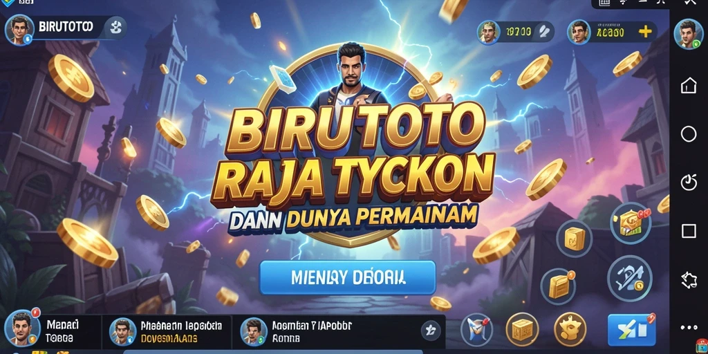 Gambaran gameplay seru di BIRUTOTO yang penuh strategi Tycoon.