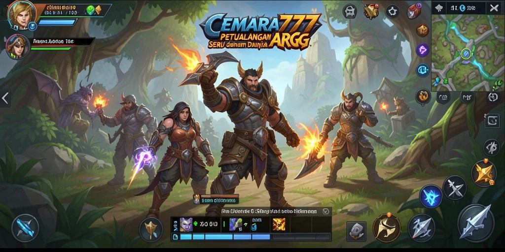 Gameplay seru dalam petualangan ARPG yang menantang.