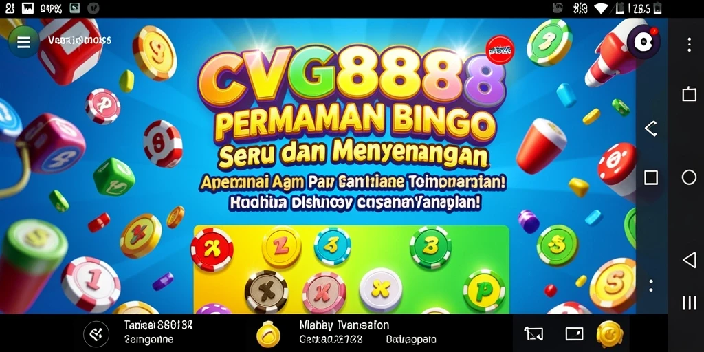 Tampilan gameplay bingo yang seru dan penuh aksi