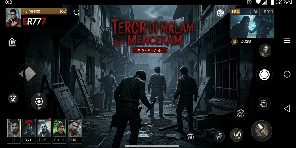 Tampilan gameplay ER777 yang menyeramkan dan penuh ketegangan.