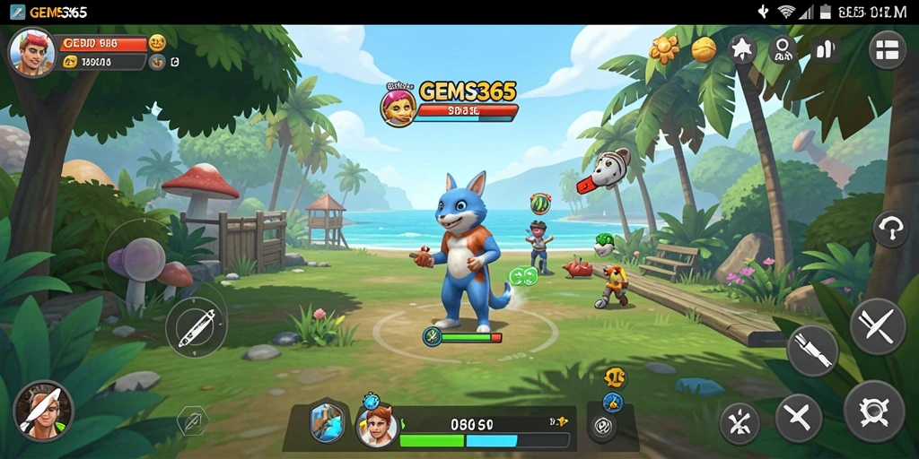 Tampilan menarik dari gameplay GEMS365 yang mengasyikkan.