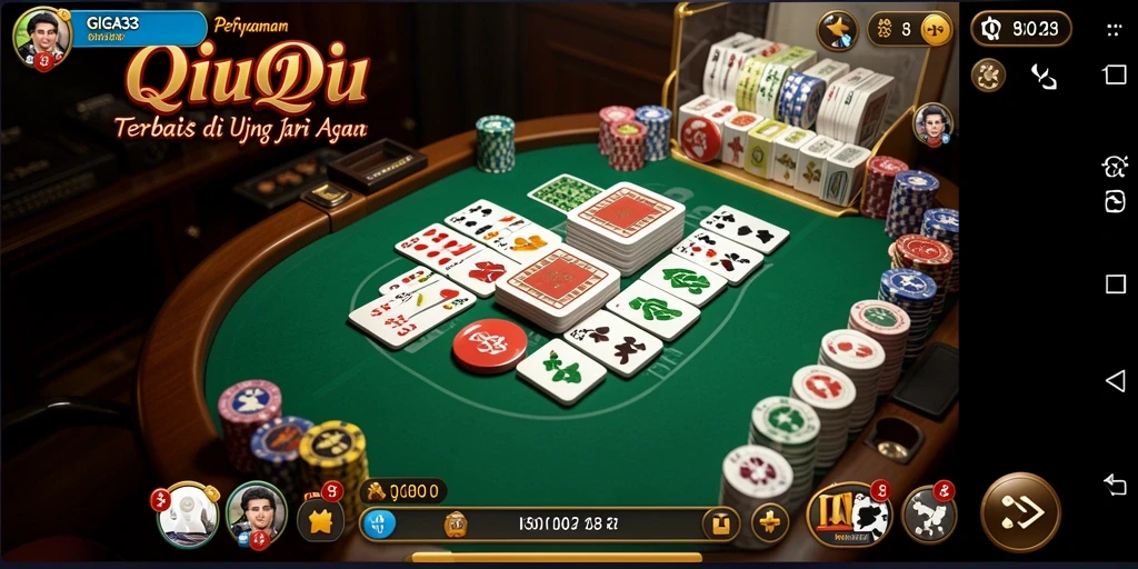 Screenshot gameplay QiuQiu yang menegangkan di GIGA33.