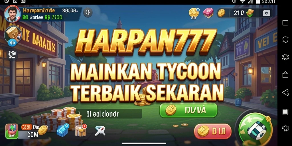 Screenshot gameplay menarik dari HARAPAN777 menunjukkan aksi manajerial Tycoon.