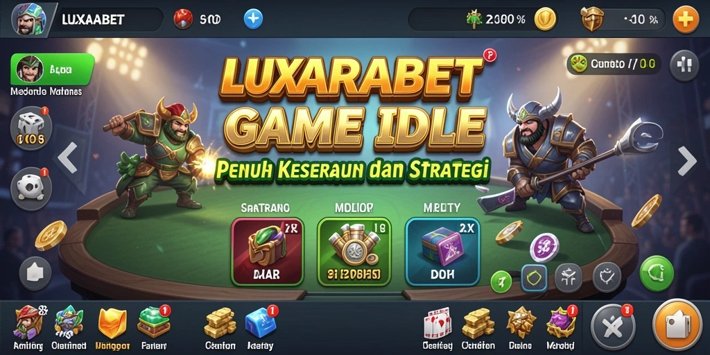 Tampilan gameplay LUXARABET yang menarik dan interaktif.