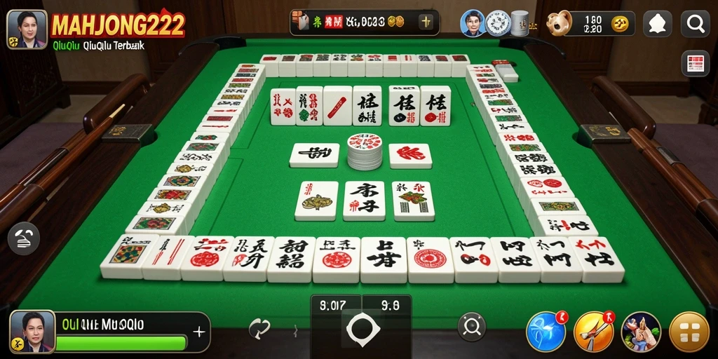 Tampilan gameplay QiuQiu yang menantang dan menarik.