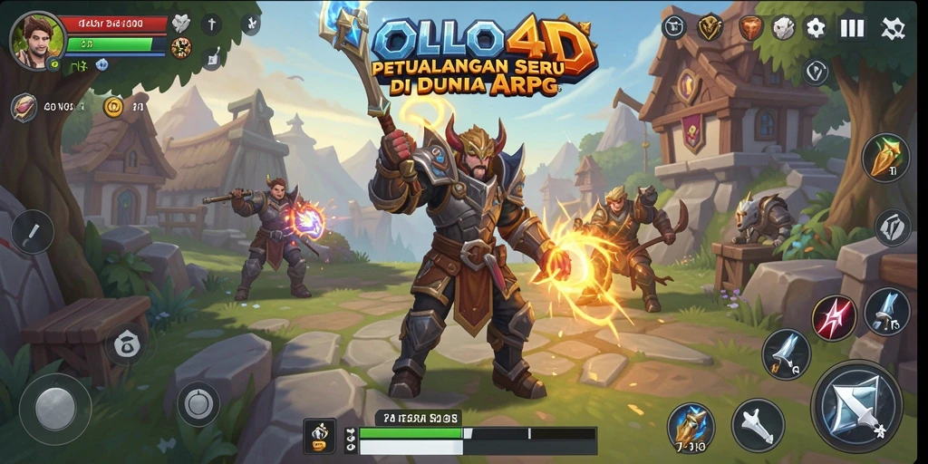 Menggambarkan pengalaman bermain ARPG yang mendebarkan di OLLO4D.