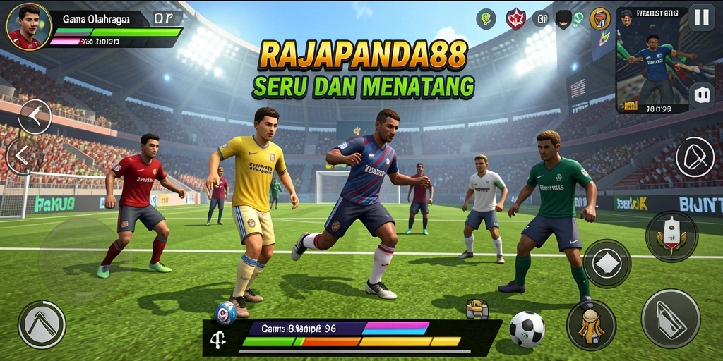 Tampilan gameplay RAJAPANDA88 yang seru dan kompetitif.