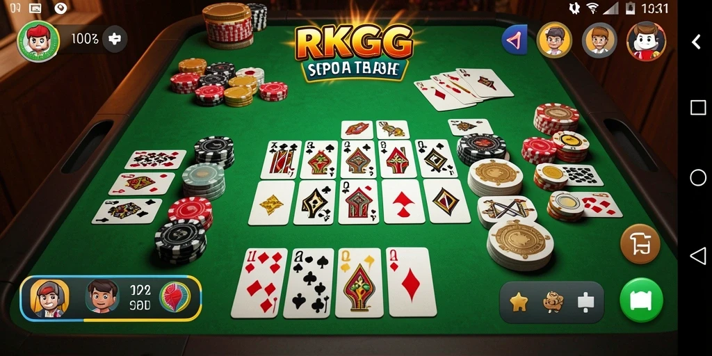 Tampilan gameplay Gaple yang seru dan menyenangkan.