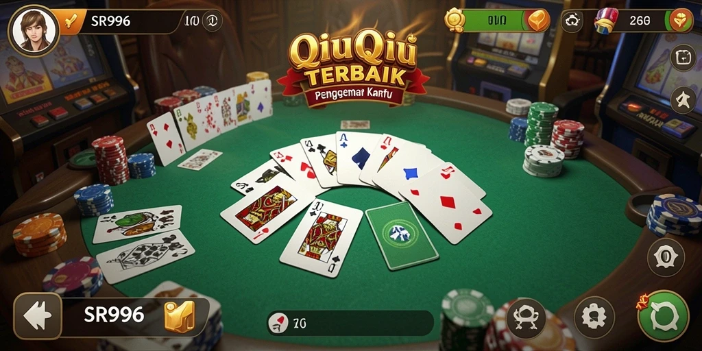 Screenshot SR996 menampilkan gameplay seru QiuQiu.