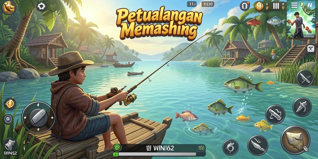 Tangkapan ikan seru di game WIN62 dengan grafis memukau.