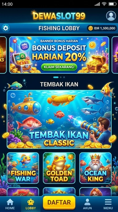 Katalog aplikasi lengkap yang tersedia di dewaslot99.